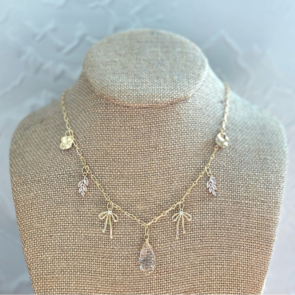 Bow Charm Necklace